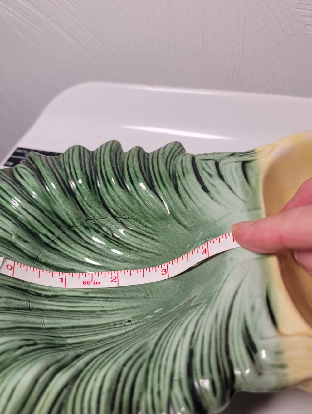 Vintage Ceramic Pineapple Serving Platter.  Japan. Lipper & Mann Creations - Picture 12 of 14